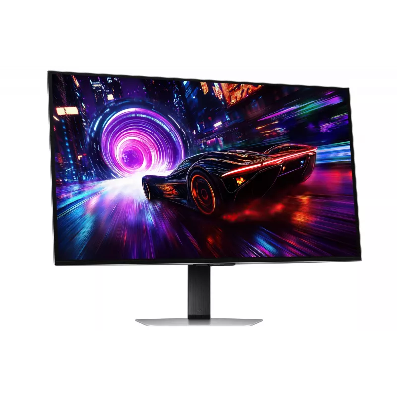 Samsung G81SF kompiuterio monitorius 81,3 cm (32 coliai) 3840 x 2160 pikselių 4K Ultra HD OLED sidabrinis