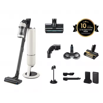 Samsung VS80F28EGS 2-in-1 stick vacuum baterija Dry HEPA, Micro Bagless 0.5 L 770 W Juoda, White 2.2 Ah
