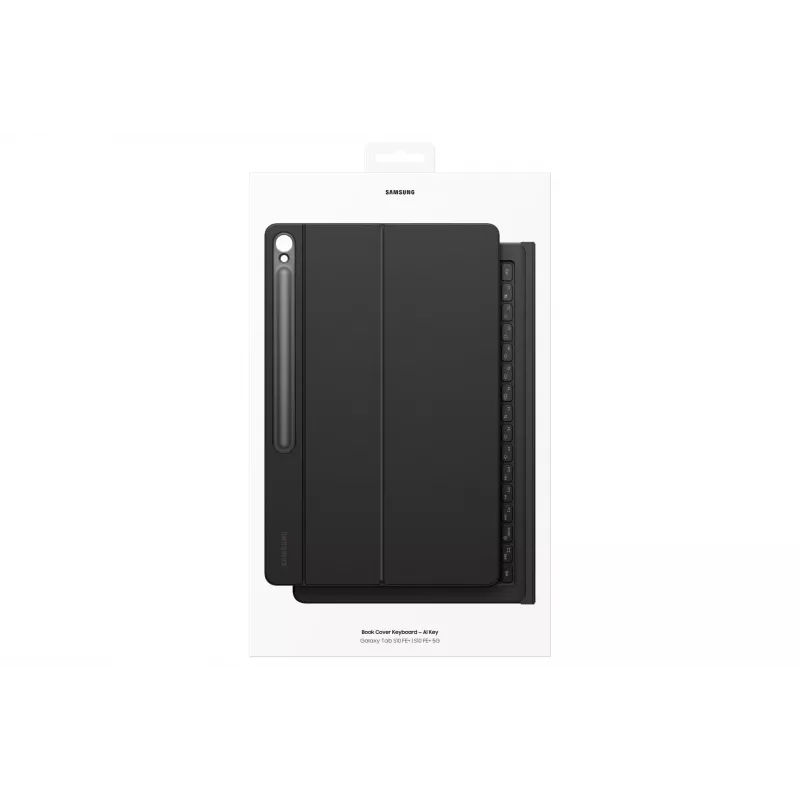 Samsung EF-DX625 QWERTY Pogo Pin Juoda