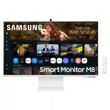 Samsung M8 M80F kompiuterio monitorius 81,3 cm (32 coliai) 3840 x 2160 pikselių 4K Ultra HD LCD Baltas
