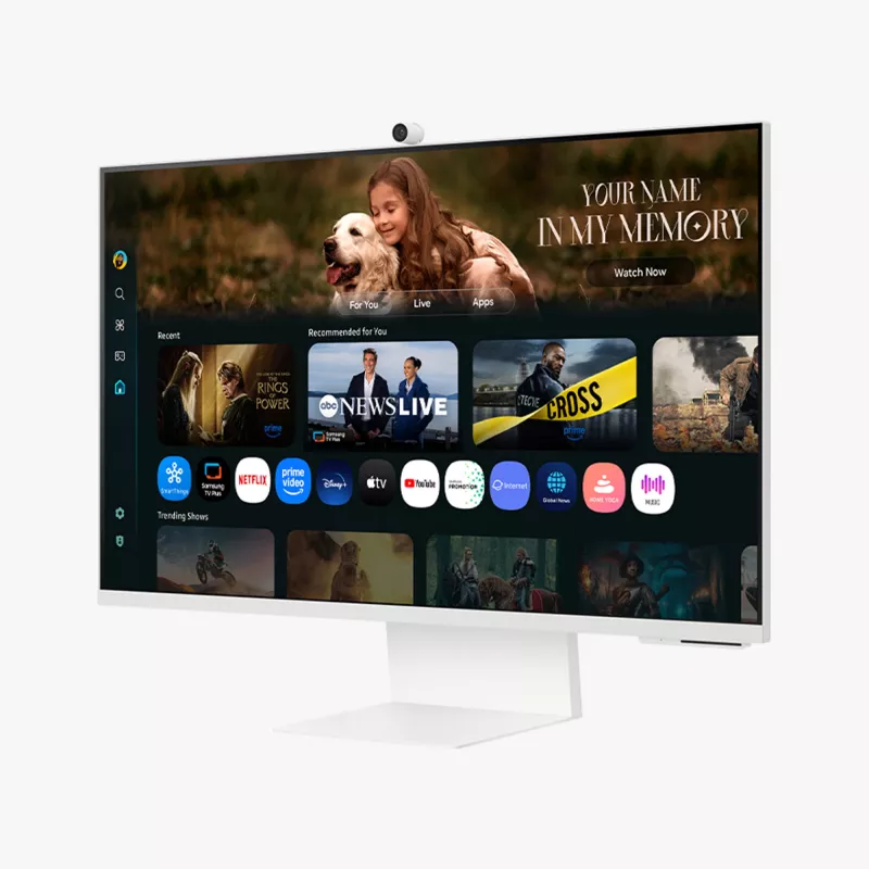 Samsung M8 M80F kompiuterio monitorius 81,3 cm (32 coliai) 3840 x 2160 pikselių 4K Ultra HD LCD Baltas