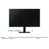 Samsung S60UD kompiuterio monitorius 68,6 cm (27 coliai) 2560 × 1440 pikselių Quad HD LCD juodas