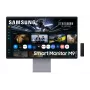 Samsung M90SF kompiuterio monitorius 81,3 cm (32 col.) 3840 x 2160 pikselių 4K Ultra HD OLED sidabrinis