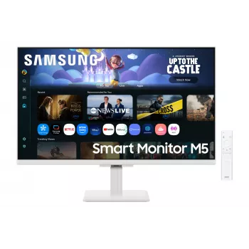 Samsung M5 M50F kompiuterio monitorius 68,6 cm (27 colių) 1920 x 1080 taškų Full HD LCD baltas