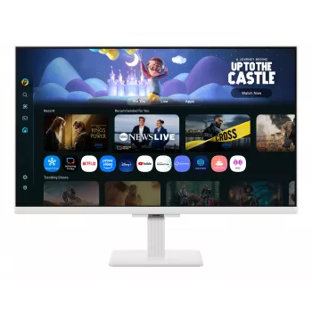Samsung M5 M50F kompiuterio monitorius 68,6 cm (27 colių) 1920 x 1080 taškų Full HD LCD baltas