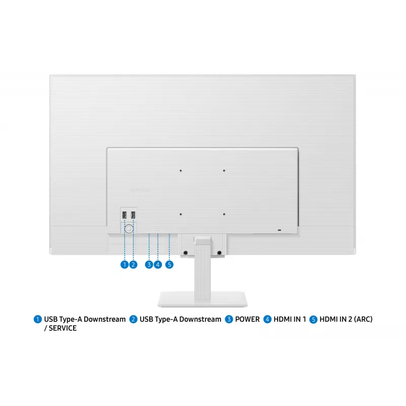 Samsung M5 M50F kompiuterio monitorius 81,3 cm (32 colių) 1920 x 1080 pikselių Full HD LCD baltas