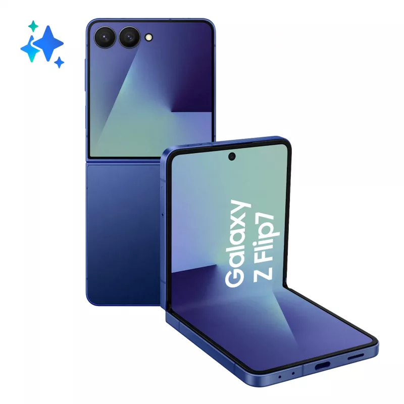 Samsung Galaxy Z Flip7 17.3 cm (6.8 inch) 5G 12 GB 256 GB 4300 mAh Mėlynas
