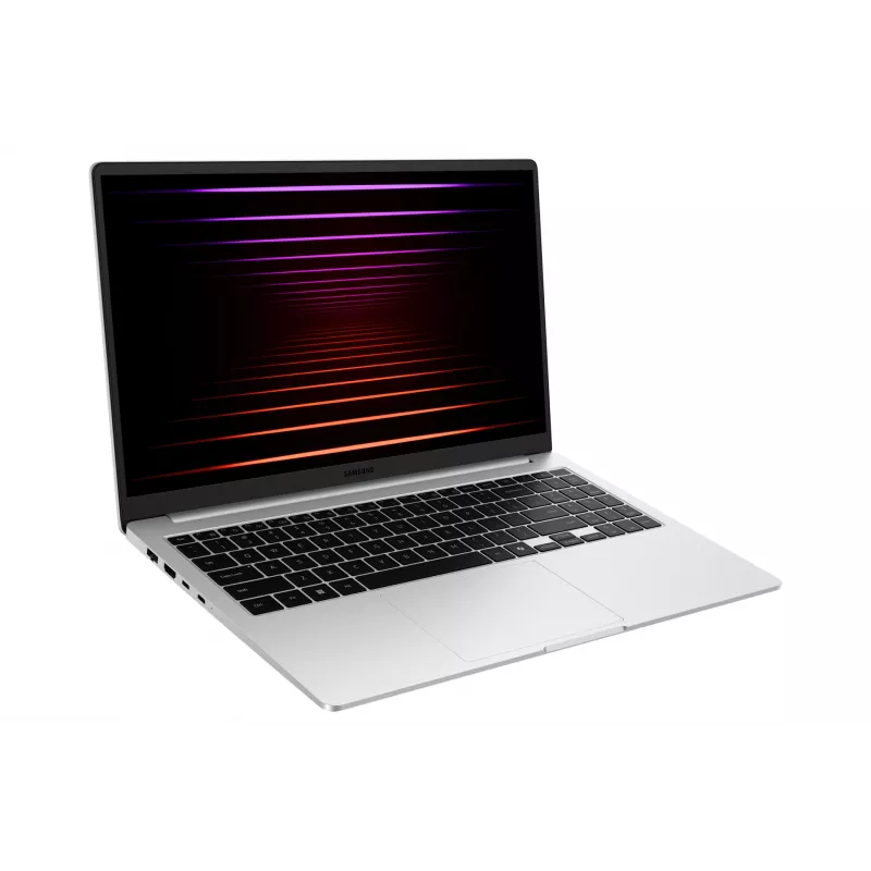 „Samsung Galaxy Book5 NP750XHDA-EXP“ nešiojamasis kompiuteris su „Intel Core Ultra 5 225U“, 39,6 cm (15,6 col.) „Full HD“, 16 GB LPDDR5x-SDRAM, 512 GB SSD, „Wi-Fi 6“ (802.11ax), „Windows 11 Home“, sidabrinis