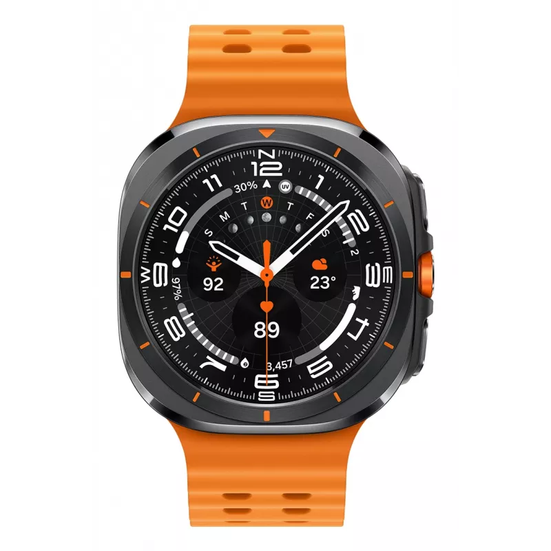 Samsung Galaxy Watch Ultra 3,81 cm (1,5 colio) AMOLED 47 mm skaitmeninis 480 x 480 pikselių jutiklinis 4G pilkas Wi-Fi GPS (palydovinis)