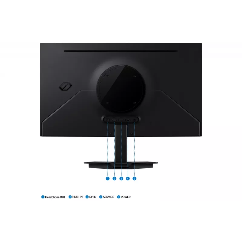 Samsung G50F kompiuterio monitorius 68.6 cm (27 coliai) 2560 x 1440 pikselių Quad HD OLED juodas