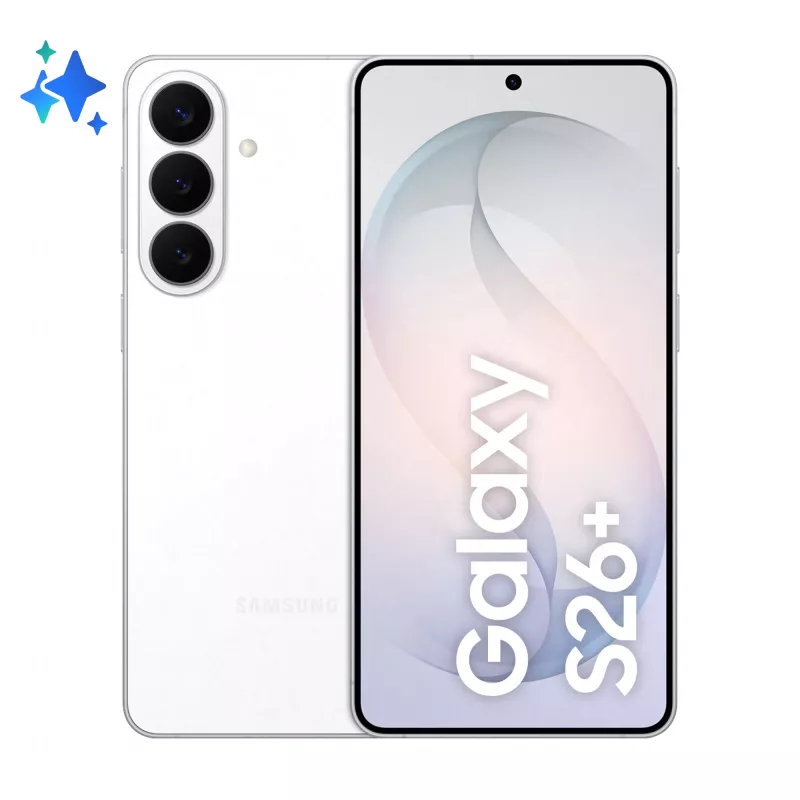 Samsung Galaxy S26+ 17 cm (6.7 colio) Dual SIM Android 16.0 5G USB Type-C 12 GB 256 GB 4900 mAh Balta