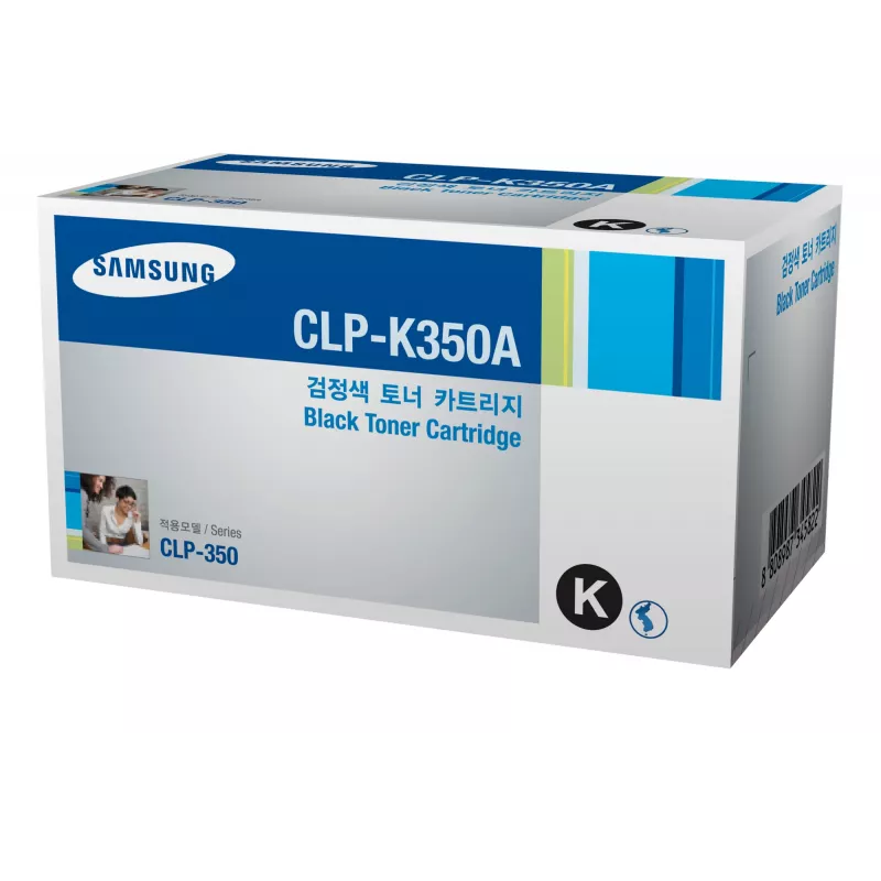 Samsung CLP-K350A dažų kasetė 1 vnt. Originali juoda