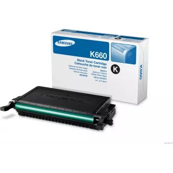 Samsung CLP-K660A juodos spalvos dažų kasetė, 2500 puslapių, juoda, 1 vnt.