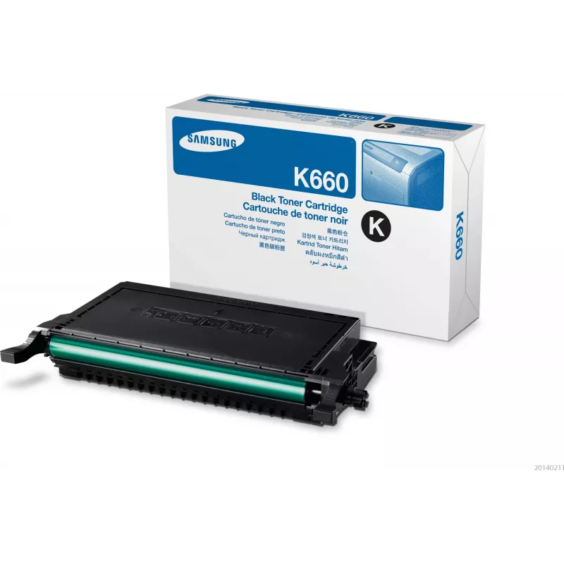 Samsung CLP-K660A juodos spalvos dažų kasetė, 2500 puslapių, juoda, 1 vnt.