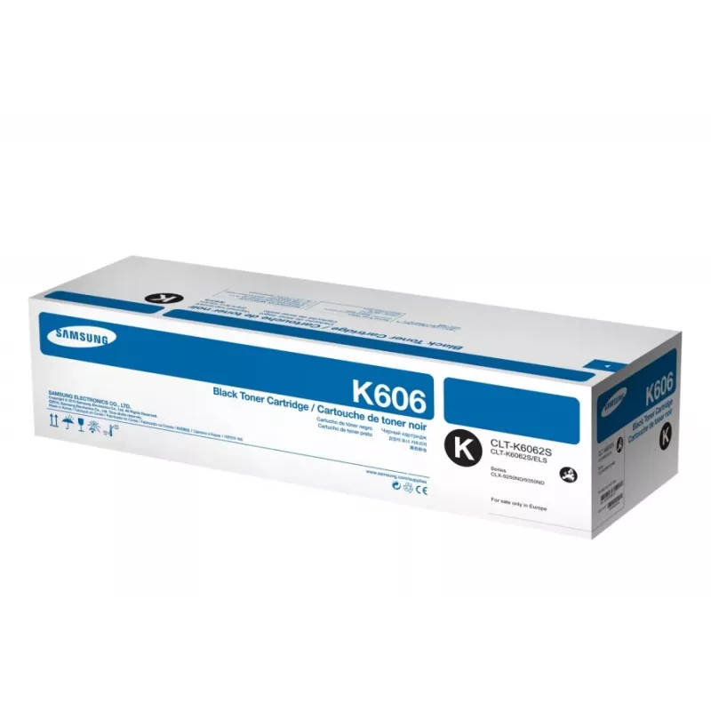 Samsung CLT-K6062S dažų kasetė 1 vnt. Originali juoda