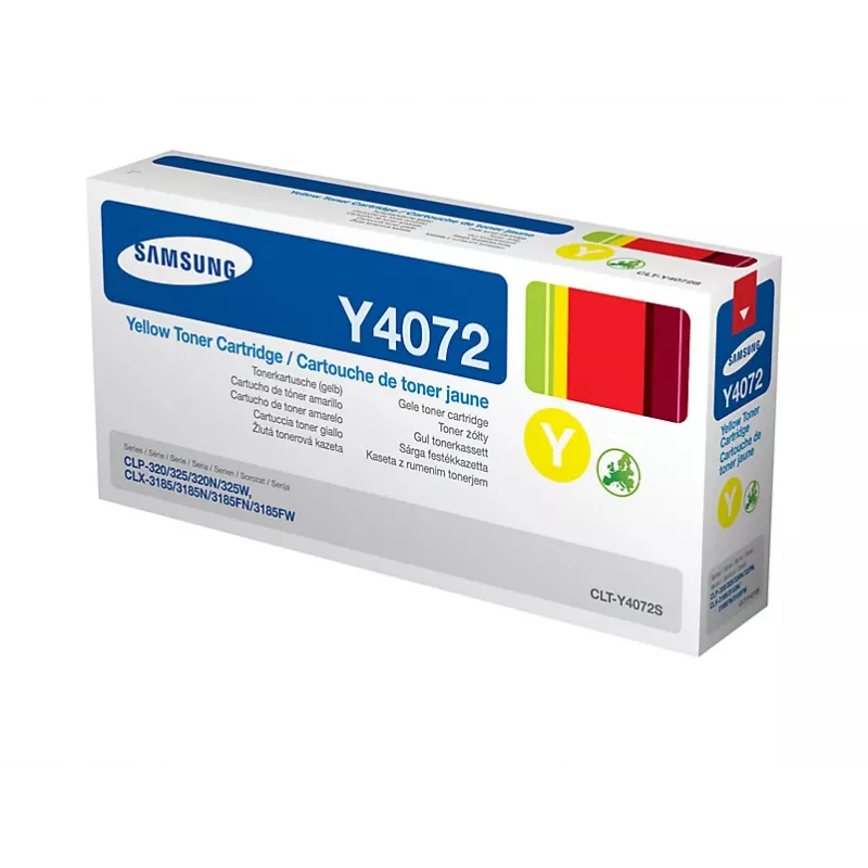 Samsung CLT-Y407S2 dažų kasetė 1 vnt. Originali Geltona