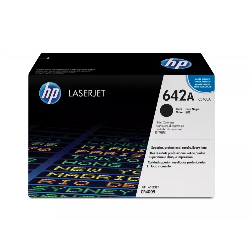 HP 642A juodas Originalius LaserJet dažų kasetė 1 vnt.