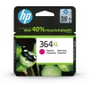 “HP 364XL” didelio našumo purpurinis Originalius rašalinis kasetė, didelio našumo (XL), purpurinė, dažų pagrindo rašalas, 1 vnt., 750 puslapių