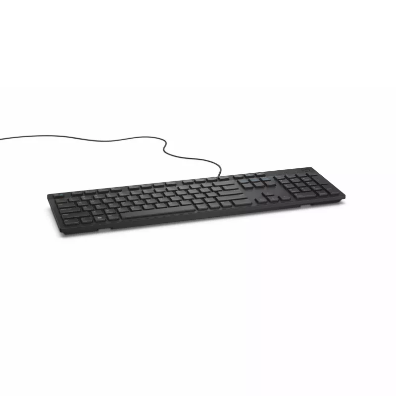 DELL Laidinė klaviatūra - KB216 - UK (QWERTY) - juoda, Viso dydžio (100%), Laidinė, USB, QWERTY, Juoda