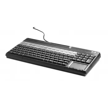 HP POS USB klaviatūra su magnetinių juostų skaitytuvu