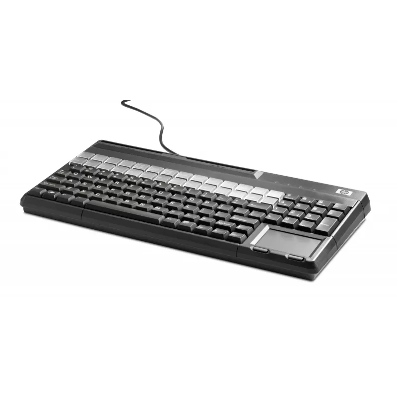 HP POS USB klaviatūra su magnetinių juostų skaitytuvu