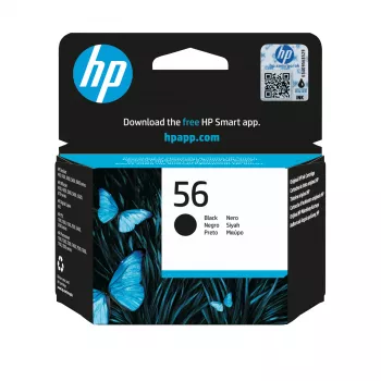 HP 56 Juoda Originali rašalo kasetė, juoda, 1 vnt., 520 puslapių