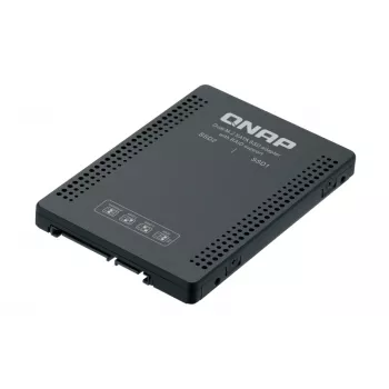 QNAP QDA-A2MAR saugojimo įrenginio korpusas SSD korpusas Juoda M.2