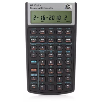 HP 10bII+, kišeninis, finansinis, 1 eilutė, juodas