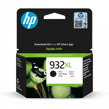 HP 932XL didelės talpos juodas Originalius rašalo kasetė, juoda, 1 vnt., 1000 puslapių