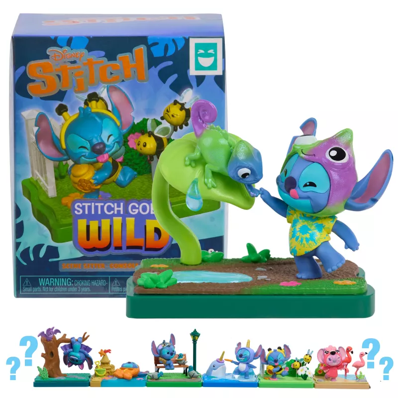 Just Play Happy Haul Stitch Goes Wild kolekcionuojamų figūrėlių paslaptingos dėžutės