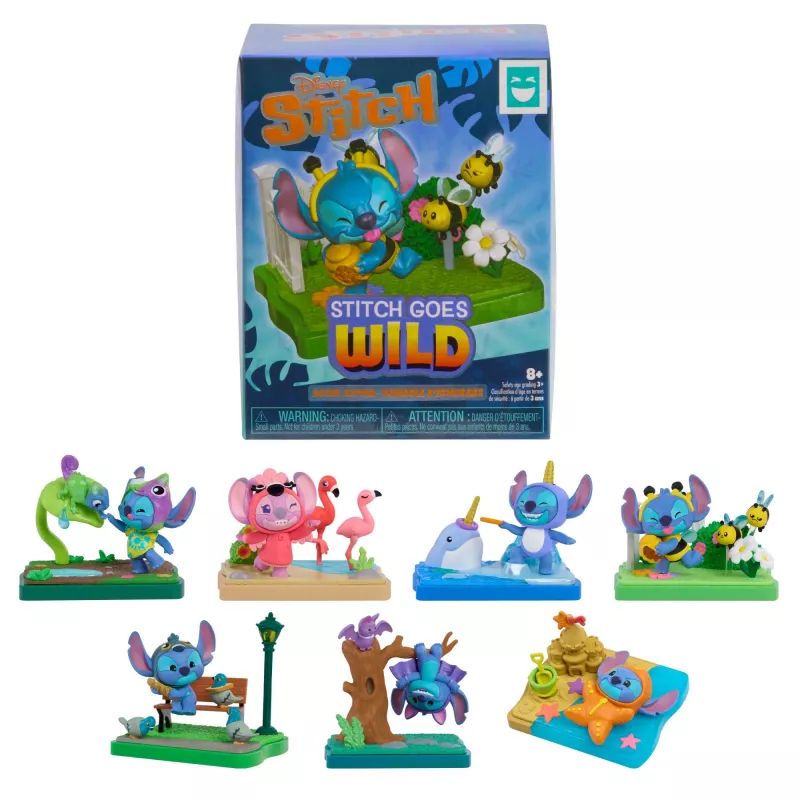 Just Play Happy Haul Stitch Goes Wild kolekcionuojamų figūrėlių paslaptingos dėžutės