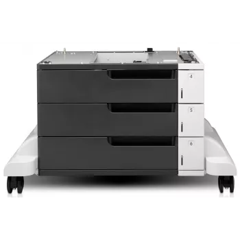 HP LaserJet 3x500 lapų tiektuvas ir stovas, Suderinama su: HP LaserJet Enterprise 700 Printer M712 serija, 1500 lapų, Kinija, Įmonė, Verslas, 543 mm, 586 mm