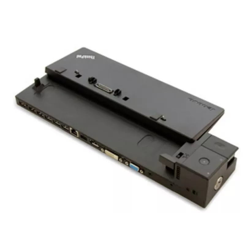 Lenovo 40A10065DK nešiojamojo kompiuterio dokas / prievadų replikatorius Docking Juoda