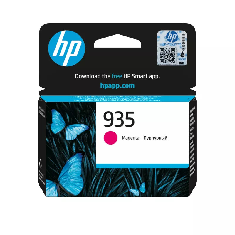 HP 935 Magenta Originali rašalo kasetė, purpurinė, 1 vnt., 400 puslapių