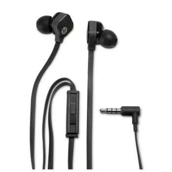 HP H2310 Juoda in-ear ausinės, laidinės, skambučiai/muzika, 14 g, ausinės, juodos