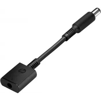 HP 7,4 mm į 4,5 DC adapteris, juodas, kištukas, lizdas, 90°, HP CO06XL, verslui