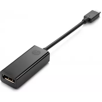 HP USB-C į DP adapteris, 0,094 m, USB Type-C, DisplayPort, vyriškas, moteriškas, tiesus