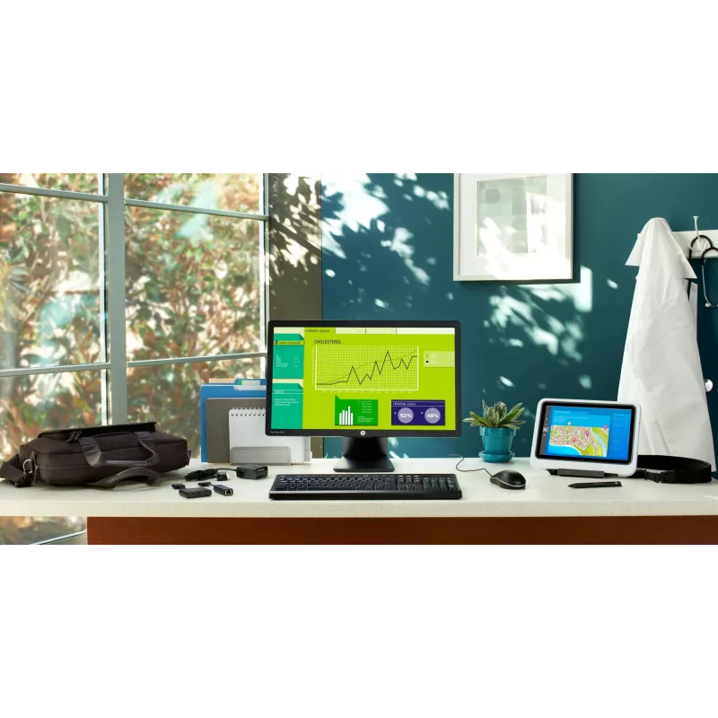 HP HDMI į VGA kabelio adapteris, VGA (D-Sub), HDMI A tipo (standartinis), kištukas, lizdas, juoda, Kinija