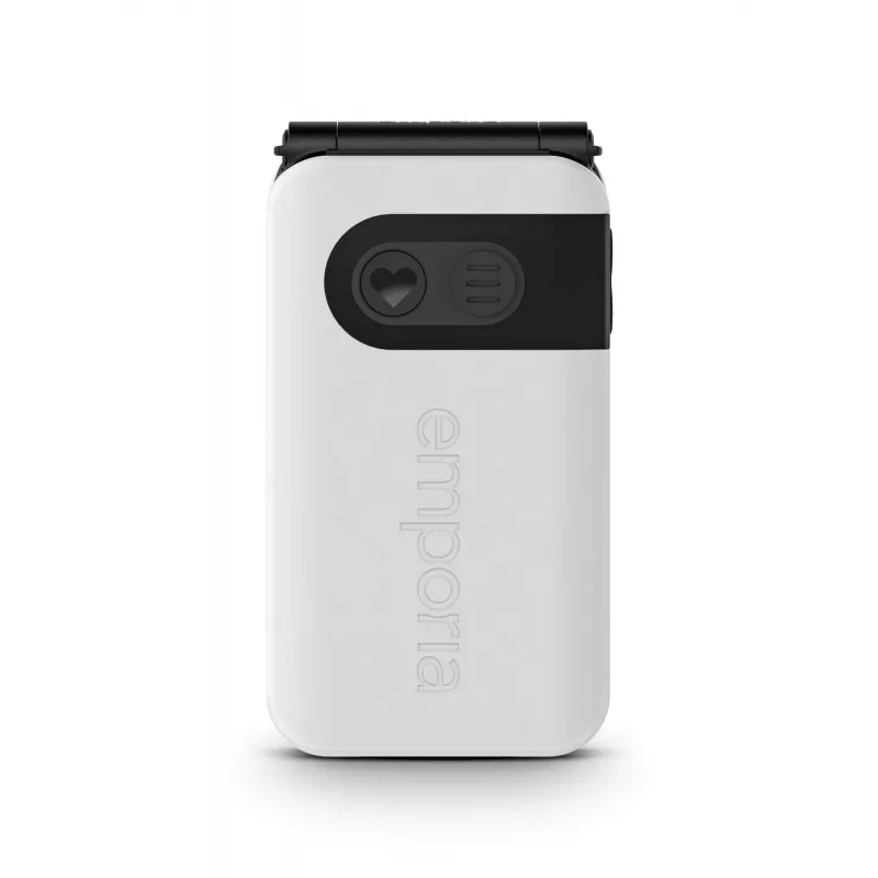 Emporia SIMPLICITYglam 7,11 cm (2,8 colio) 106 g baltas telefonas senjorams