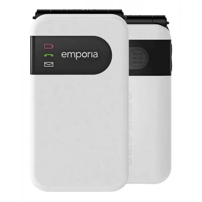 Emporia SIMPLICITYglam 7,11 cm (2,8 colio) 106 g baltas telefonas senjorams