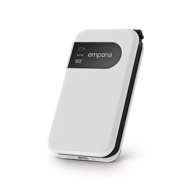 Emporia SIMPLICITYglam 7,11 cm (2,8 colio) 106 g baltas telefonas senjorams