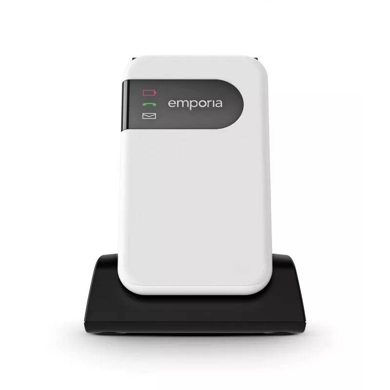 Emporia SIMPLICITYglam 7,11 cm (2,8 colio) 106 g baltas telefonas senjorams