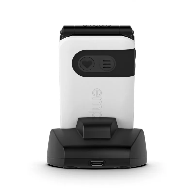 Emporia SIMPLICITYglam 7,11 cm (2,8 colio) 106 g baltas telefonas senjorams