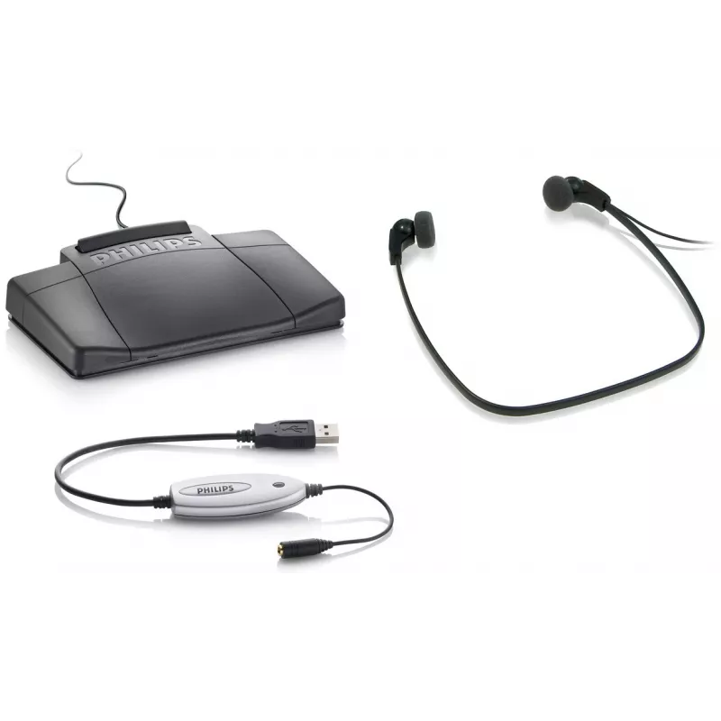 Philips LFH5220 ausinės, laidinės, ant galvos juostos, į ausis, juodos, sidabrinės