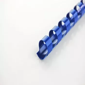 GBC CombBind Binding Combs 14mm A4 21R, mėlyna, 125 lapai, polivinilchloridas (PVC), A4, 100 vnt.