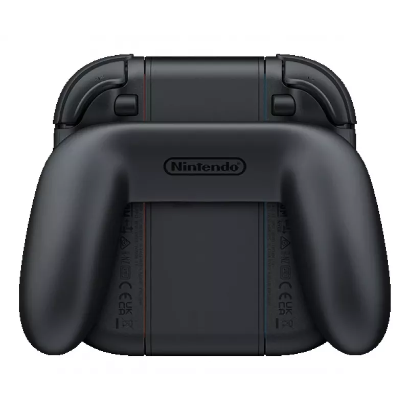 Nintendo Joy-Con 2 įkrovimo rankena, Nintendo Switch 2, Valdiklio rankena, Juoda, Skaidri, Plastikas, Nintendo, Joy-Con 2