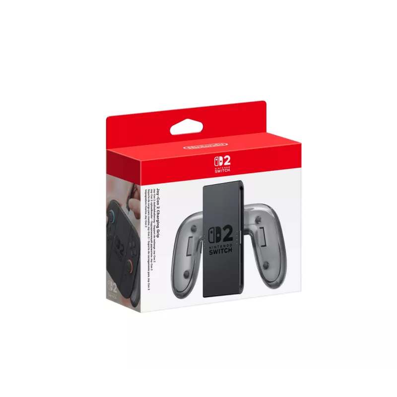 Nintendo Joy-Con 2 įkrovimo rankena, Nintendo Switch 2, Valdiklio rankena, Juoda, Skaidri, Plastikas, Nintendo, Joy-Con 2