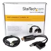 StarTech.com HDMI į DisplayPort adapteris - 4K 30Hz, 3840 x 2160 pikselių, 1080p, 720p, 120 Hz, juodas, MegaChips - STDP2600, aktyvus vaizdo keitiklis