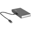 StarTech.com dviejų monitorių Thunderbolt Mini dokas, 4K 60Hz DisplayPort, nereikalaujanti tvarkyklių universalioji stotelė, skirta Windows ir Mac, Gigabit Ethernet, 1x USB-A (USB 5Gbps), 28 cm laidas