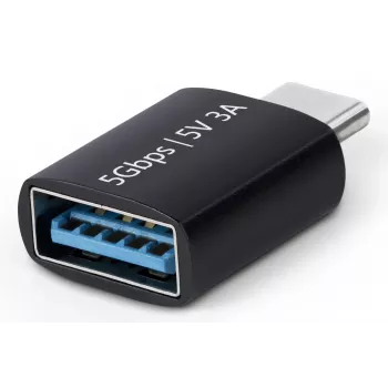 StarTech.com USB-C į USB-A adapteris, USB 5 Gbps, kompaktiškas USB-C kištukas į USB-A lizdą, patvari metalinė korpuso konstrukcija, kištukas / lizdas